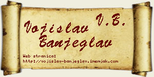 Vojislav Banjeglav vizit kartica